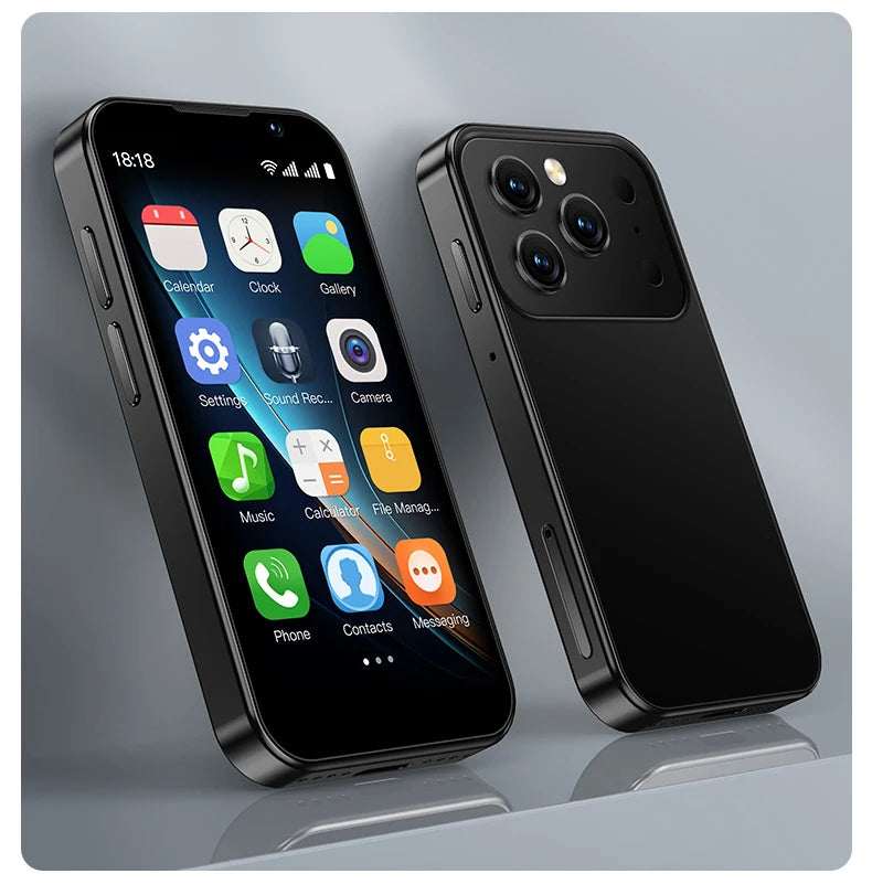 هاتف SOYES XS18 Pro الذكي الصغير، 3.0 بوصة، 2 جيجابايت رام، 16 جيجابايت، شريحتان