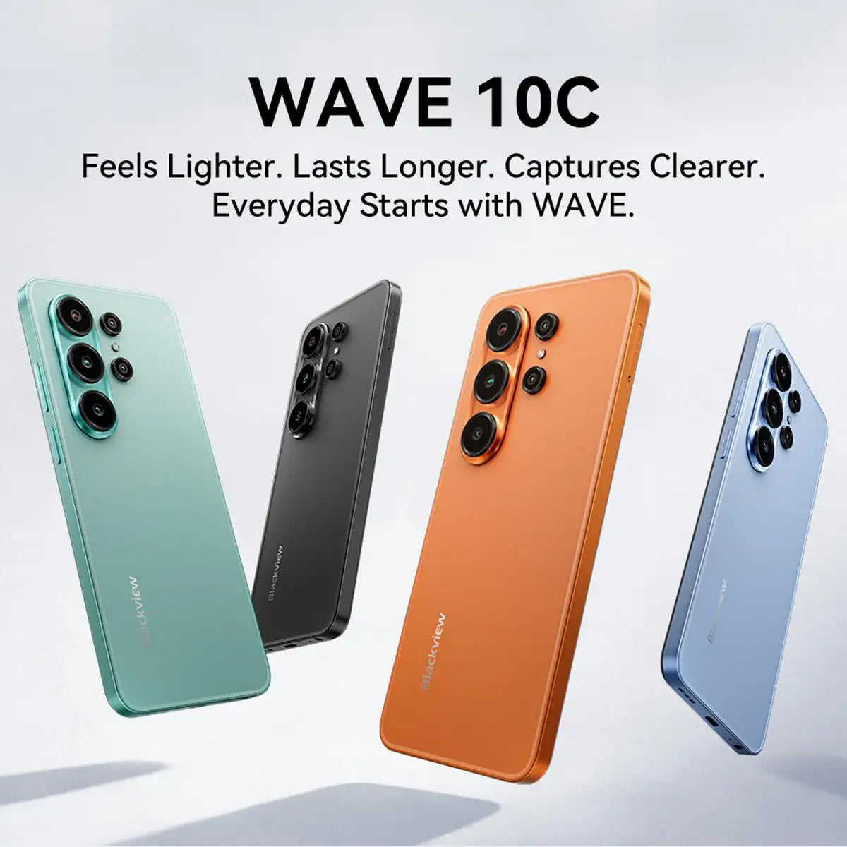 Blackview WAVE 10C Smartphone, 6.88" HD+, 4GB RAM, 32GB, 5000mAh, 4G