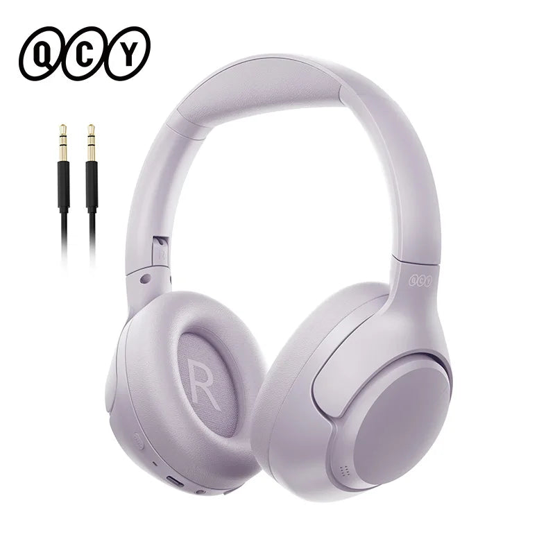 QCY H3 ANC Wireless Headphones, Bluetooth 5.4, Hi-Res, 60-Hour Battery