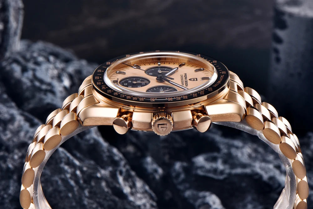 PAGANI DESIGN Moon Men's Chronograph Quartz Watch, Sapphire Glass