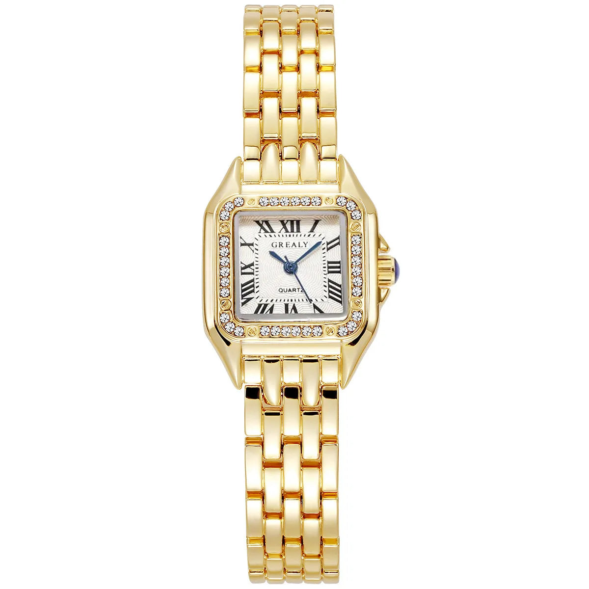 Women's Gold Stainless Steel Quartz Bracelet Watch
