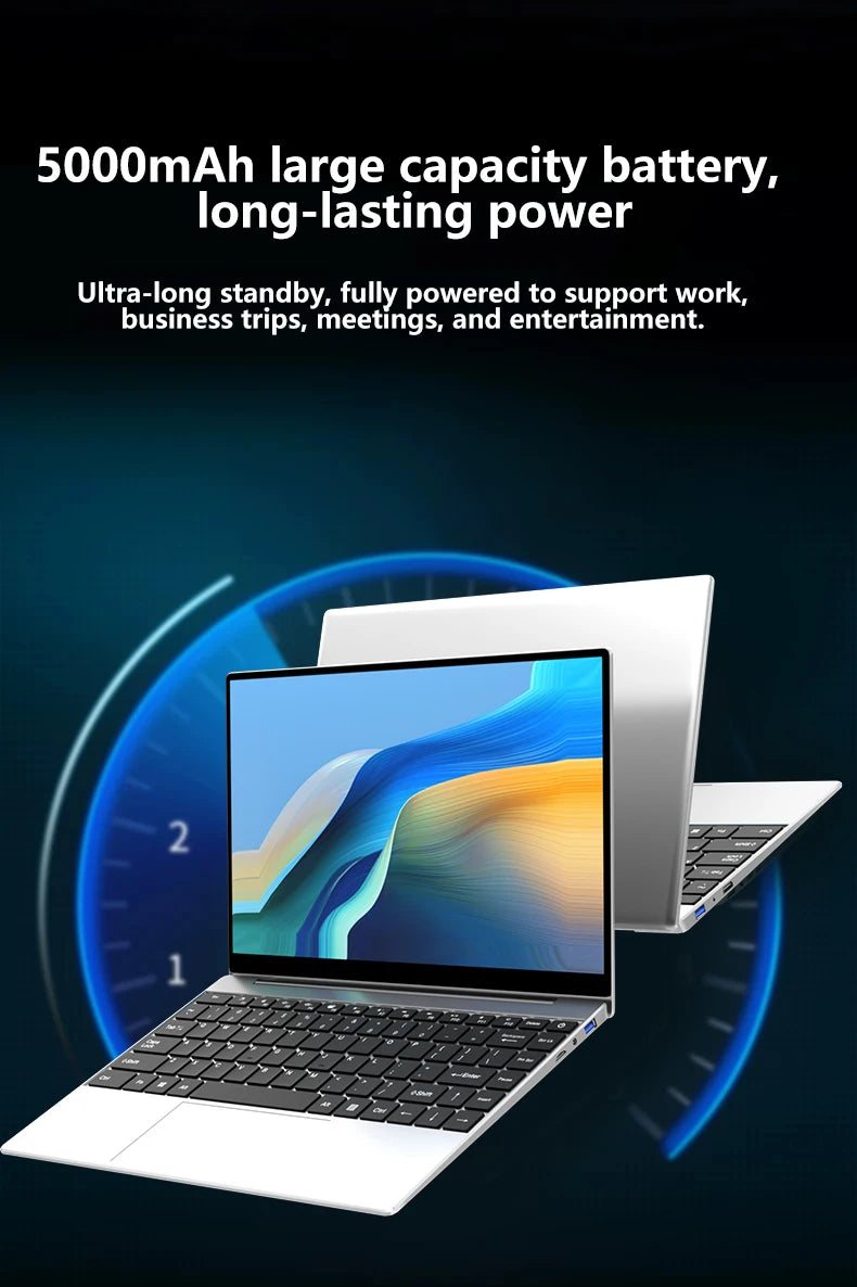 LENO 14.1" Laptop, Intel 4405U, 16GB RAM, 2TB SSD, Windows 11