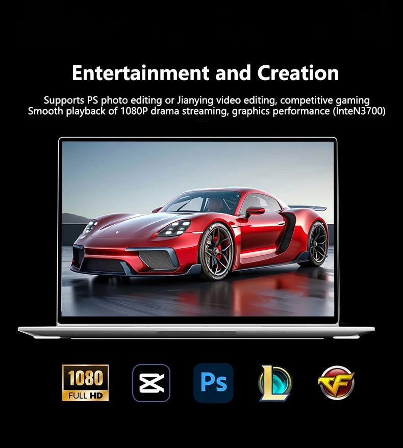 LENO 14.1" Laptop, Intel 4405U, 16GB RAM, 2TB SSD, Windows 11