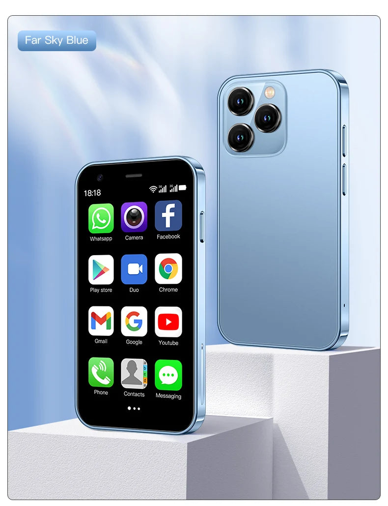 SERVO 15SE Mini Smartphone, 3.0", Dual SIM, Wi-Fi Hotspot, Android