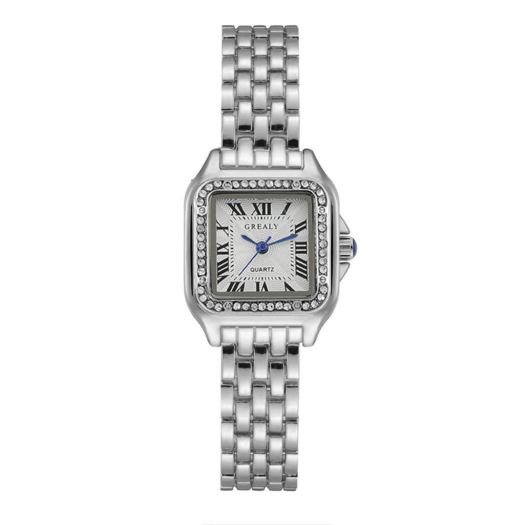 Women's Gold Stainless Steel Quartz Bracelet Watch