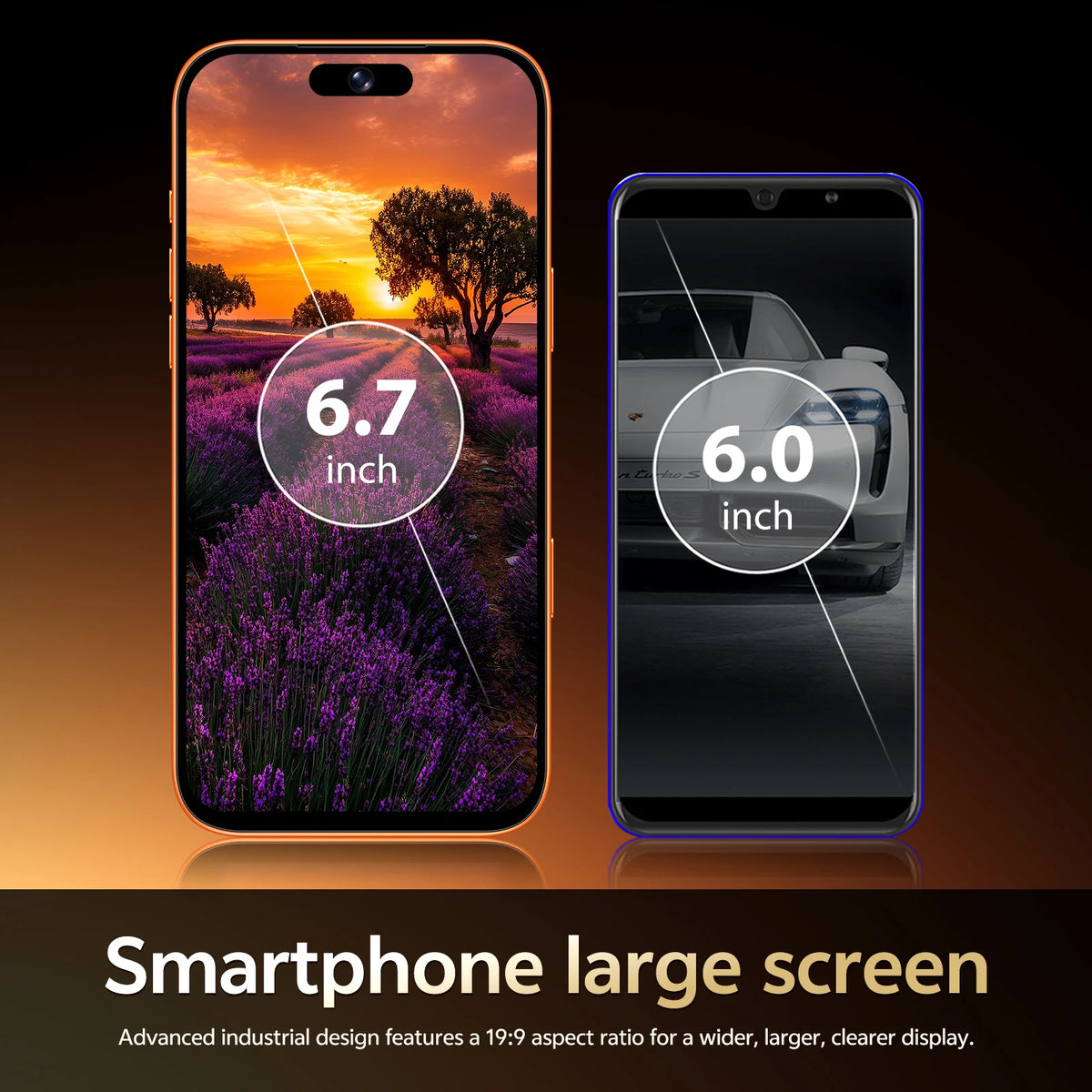 IVMI 17 Pro Max Smartphone, 6.7", 4GB RAM, 32GB, Dual SIM, 4G