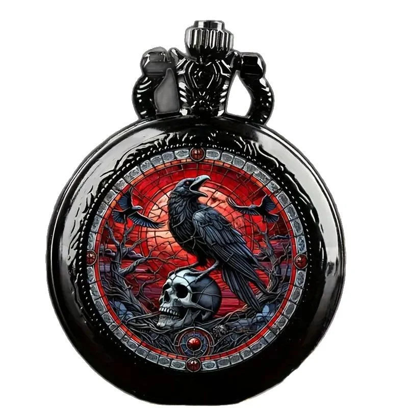 Pocket watch patterned cover, close-up