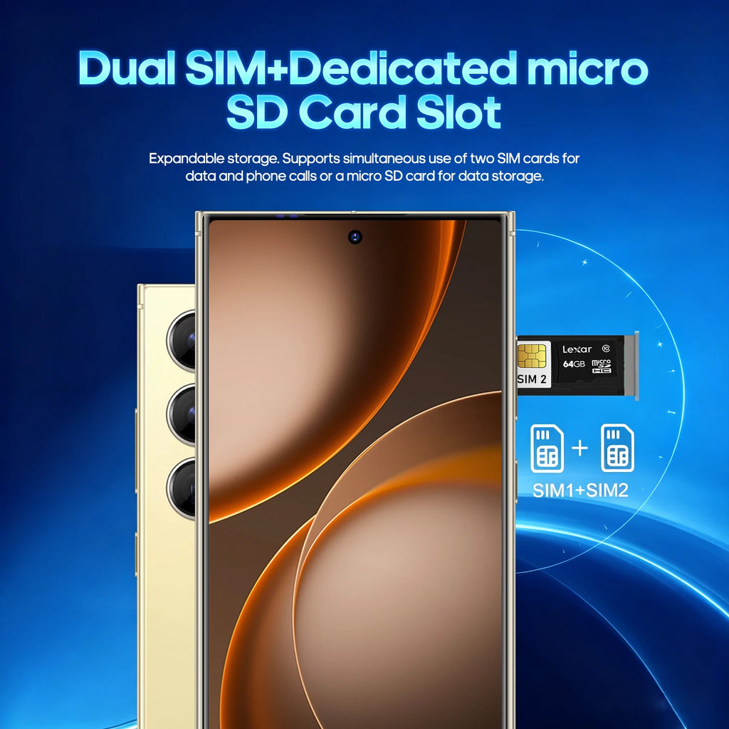 FUFFI S Pro Smartphone, 6.8", 12GB RAM, 512GB, 4100mAh