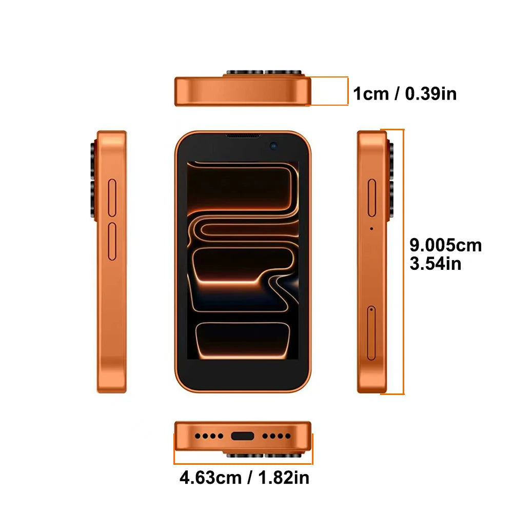 هاتف SOYES XS18 Pro الذكي الصغير، 3.0 بوصة، 2 جيجابايت رام، 16 جيجابايت، شريحتان