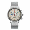 Men's 42 mm Pilot Chronograph Watch, Water Resistant, Vintage Style