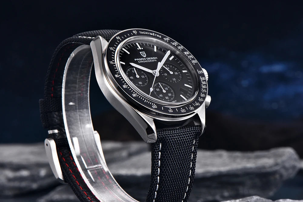 PAGANI DESIGN Moon Men's Chronograph Quartz Watch, Sapphire Glass