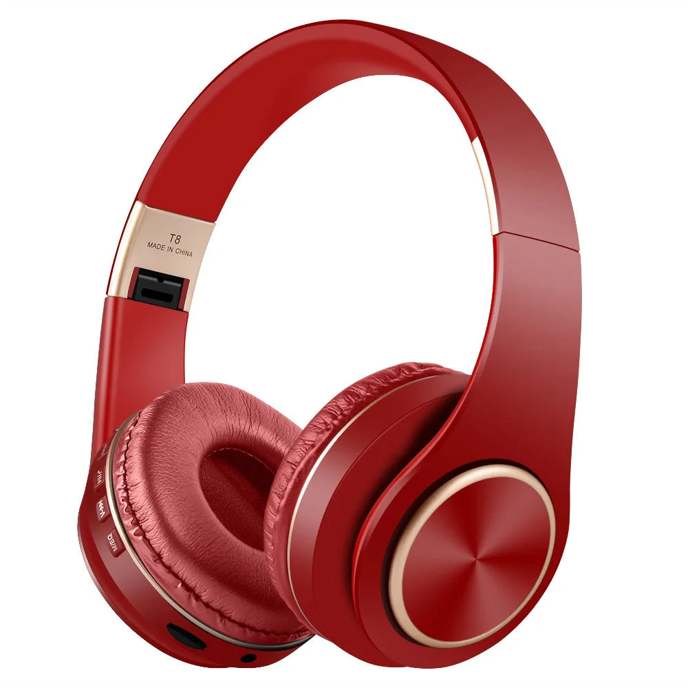 EOENKK T8 Wireless Bluetooth 5.3 Headphones, Foldable, Low Latency
