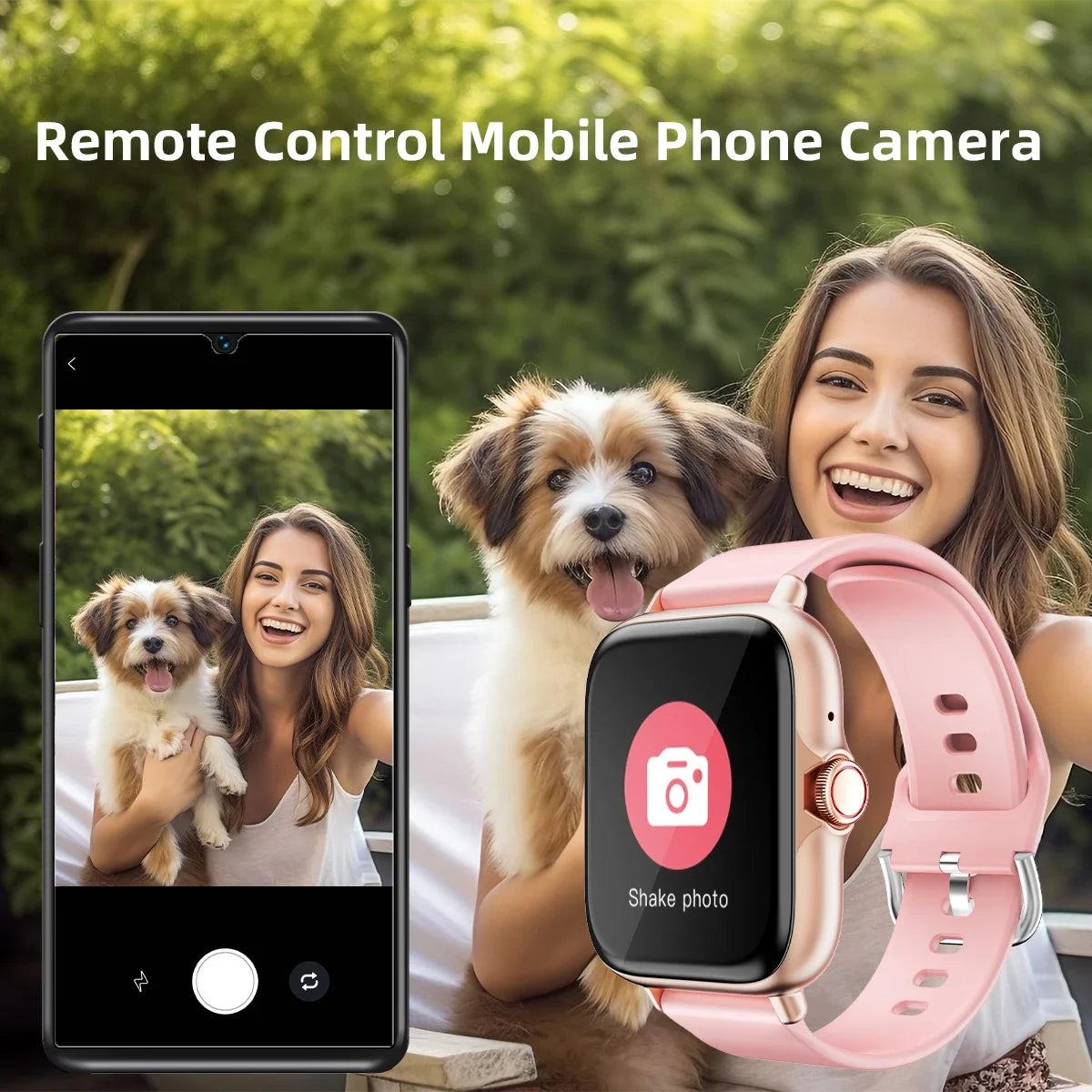 1.83" Smart Watch with Bluetooth Calling and Sleep Tracking
