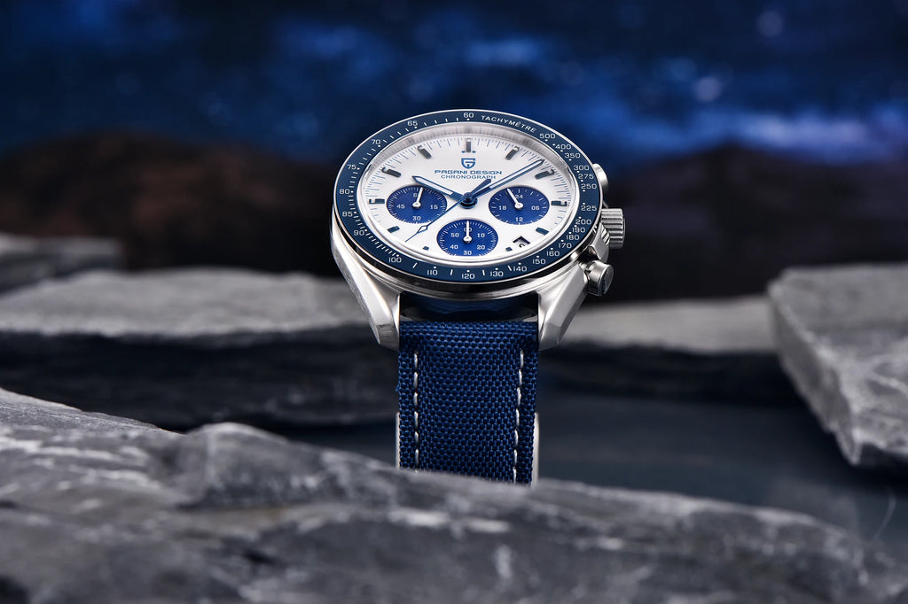 PAGANI DESIGN Moon Men's Chronograph Quartz Watch, Sapphire Glass