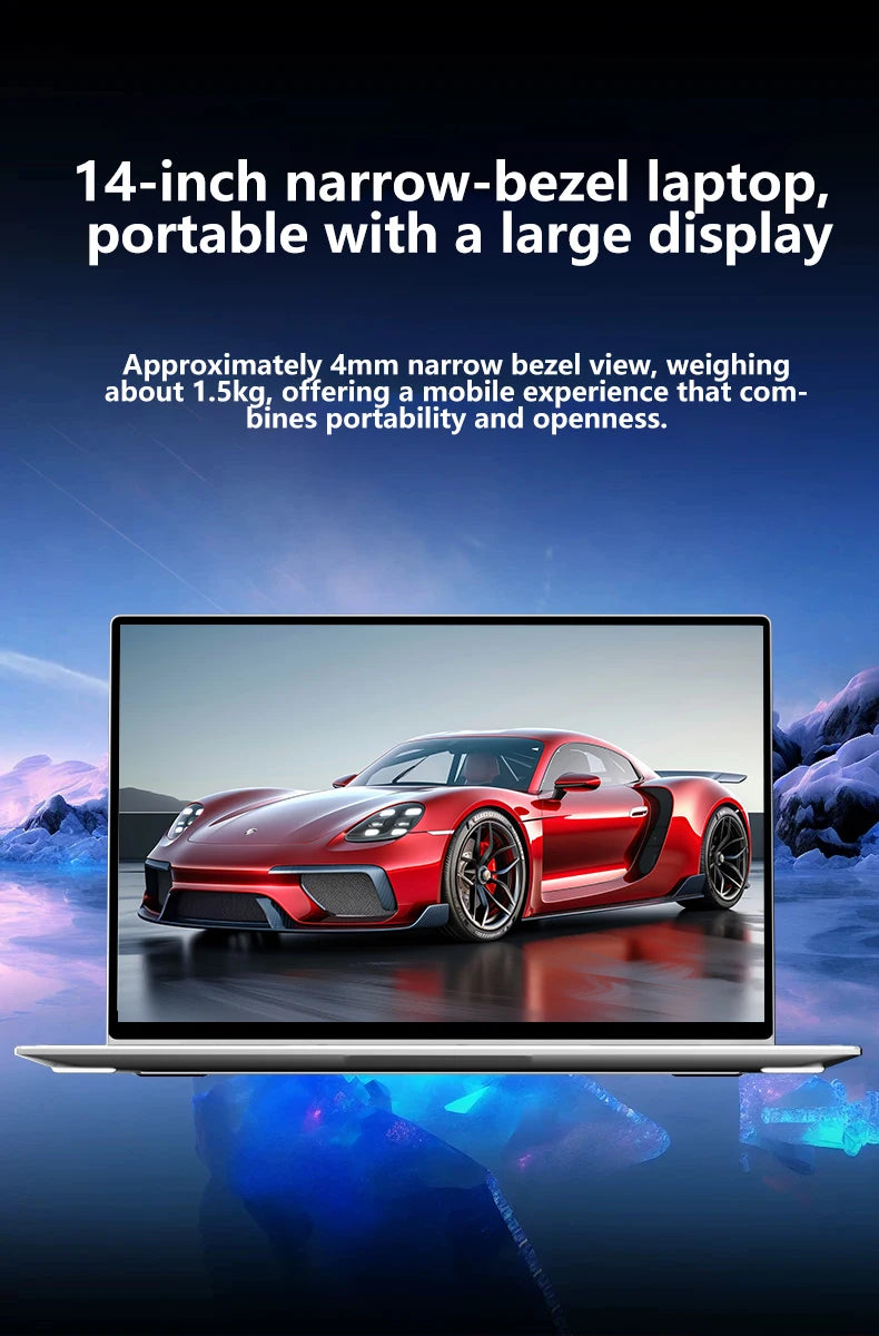 LENO 14.1" Laptop, Intel 4405U, 16GB RAM, 2TB SSD, Windows 11