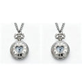 Steampunk Hollow Heart Quartz Pocket Watch with Necklace Chain