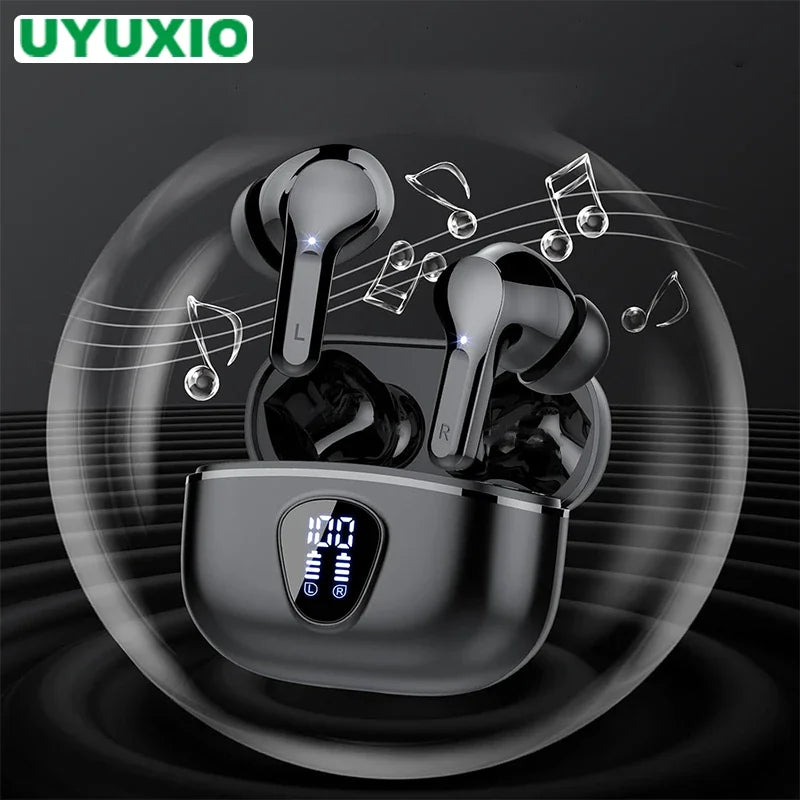Wireless Earbuds, Bluetooth 5.3, ENC Noise Cancelling, LED Display, IPX7