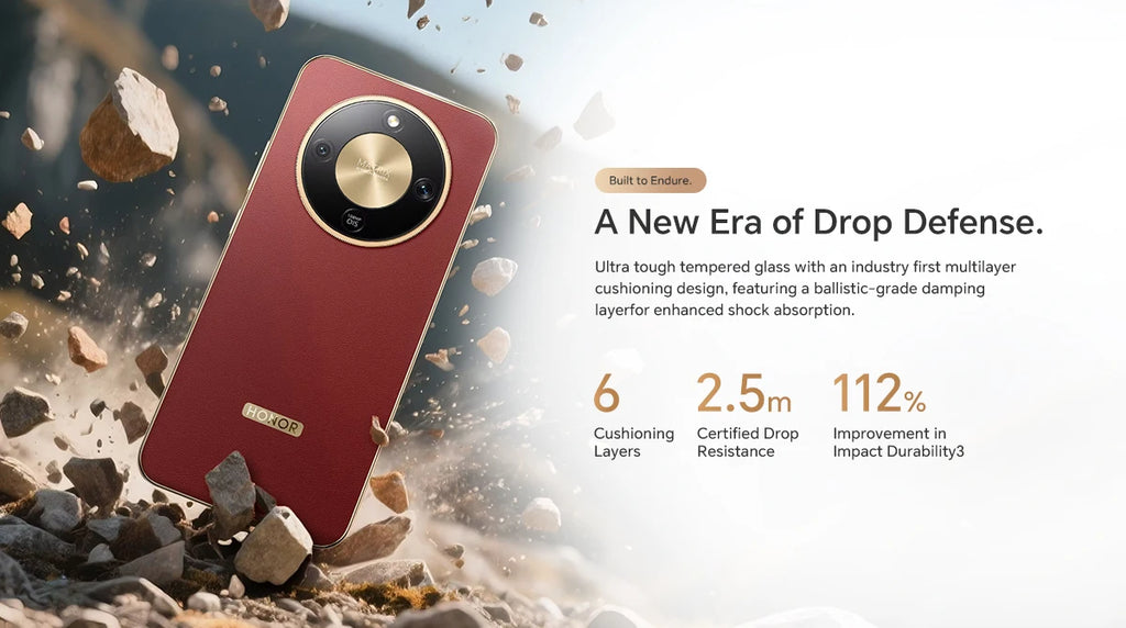 هاتف HONOR X9d الذكي، 6.79 بوصة 120 هرتز، ذاكرة وصول عشوائي 12 جيجابايت، 256 جيجابايت، 108 ميجابكسل، 8300 مللي أمبير