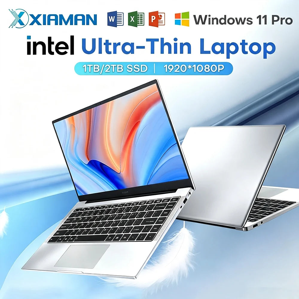 14.1" Windows 11 Pro Laptop, Intel Atom A3950, 12GB RAM, 1TB SSD