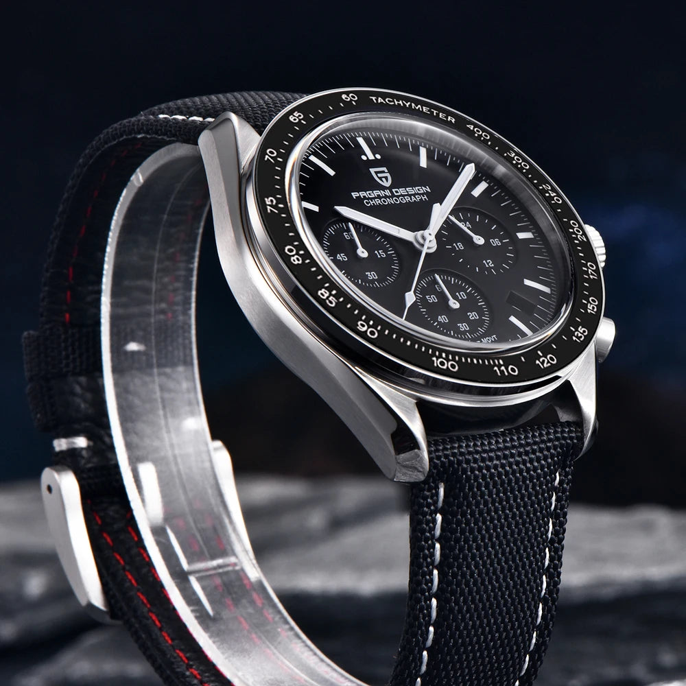 PAGANI DESIGN Moon Men's Chronograph Quartz Watch, Sapphire Glass