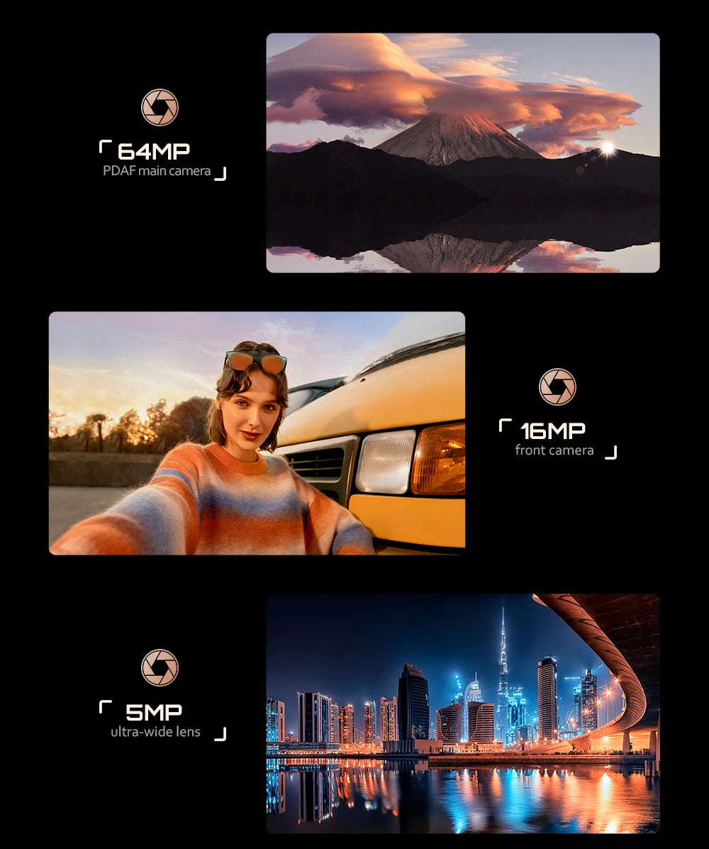 Cubot P90 Smartphone, 6.88" 120Hz, 24GB RAM, 256GB, 64MP, 5100mAh, NFC