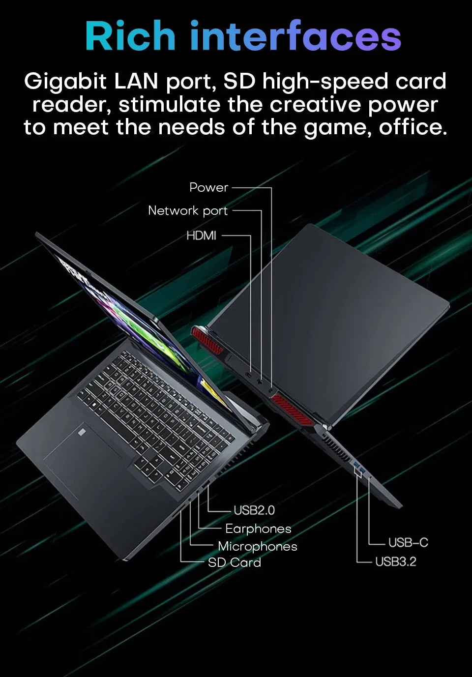 16" Gaming Laptop, Intel Core i7-6700HQ, GTX 1060 6GB, 16GB RAM, 512GB SSD