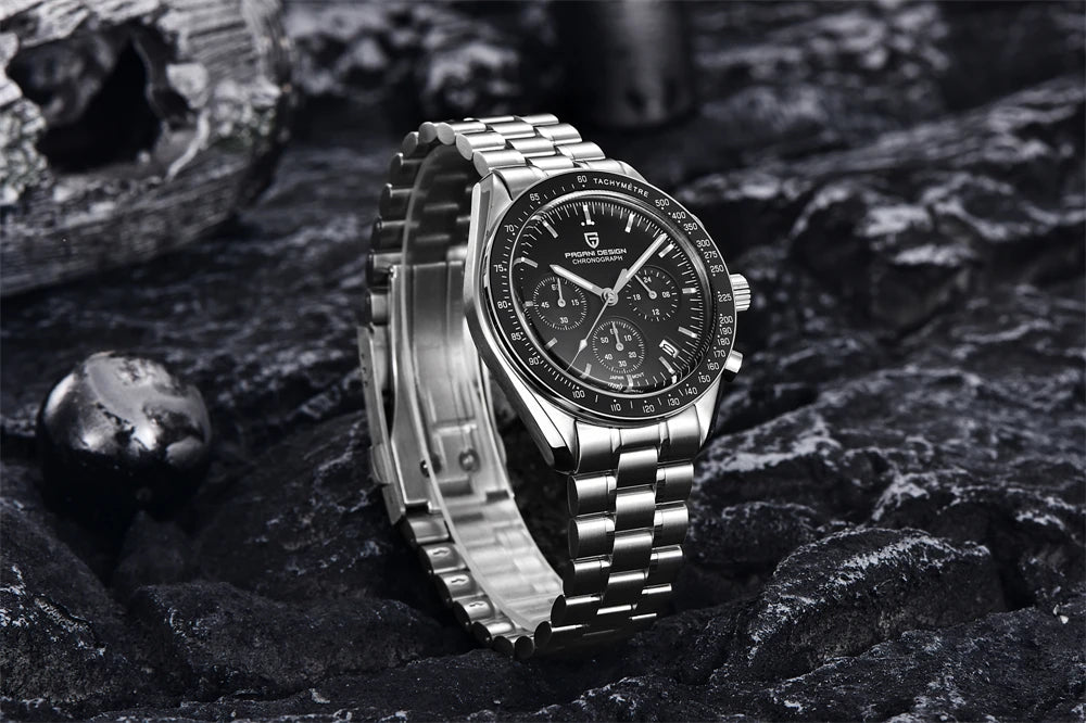 PAGANI DESIGN Moon Men's Chronograph Quartz Watch, Sapphire Glass