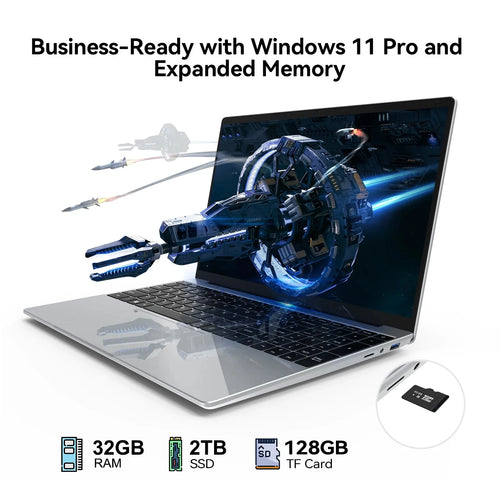 Gaming laptop screen and keyboard view