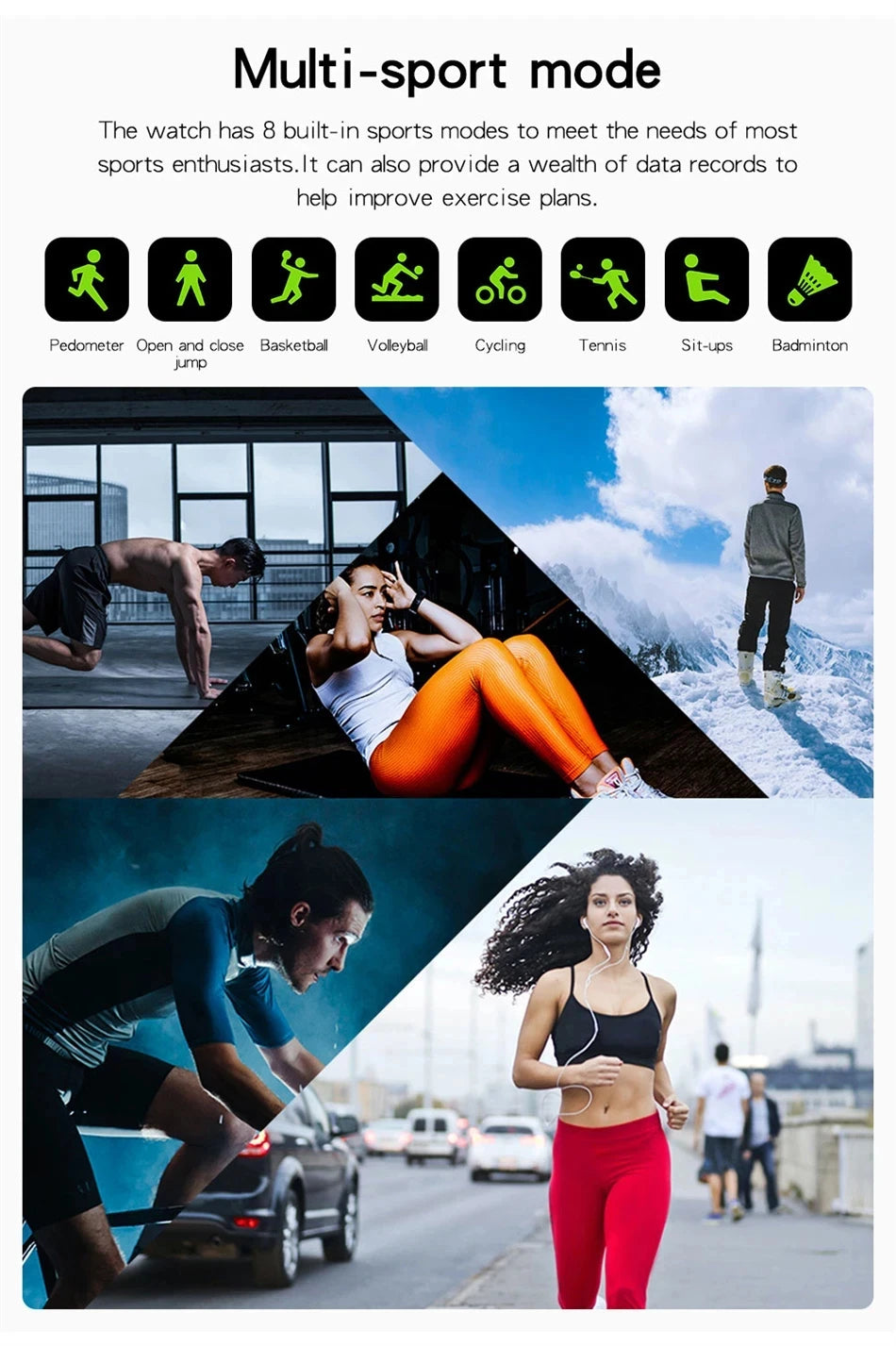 Smart Watch with Bluetooth Calling and Sports Modes