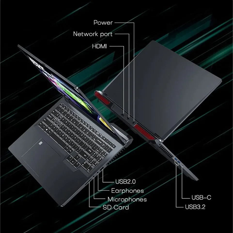 16" Gaming Laptop, Intel Core i7-6700HQ, GTX 1060 6GB, 16GB RAM, 512GB SSD
