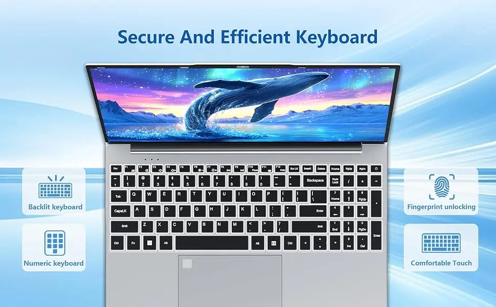 15.6" Laptop, Intel Core i9-10980HK, 16GB RAM, 2TB SSD, IPS Display