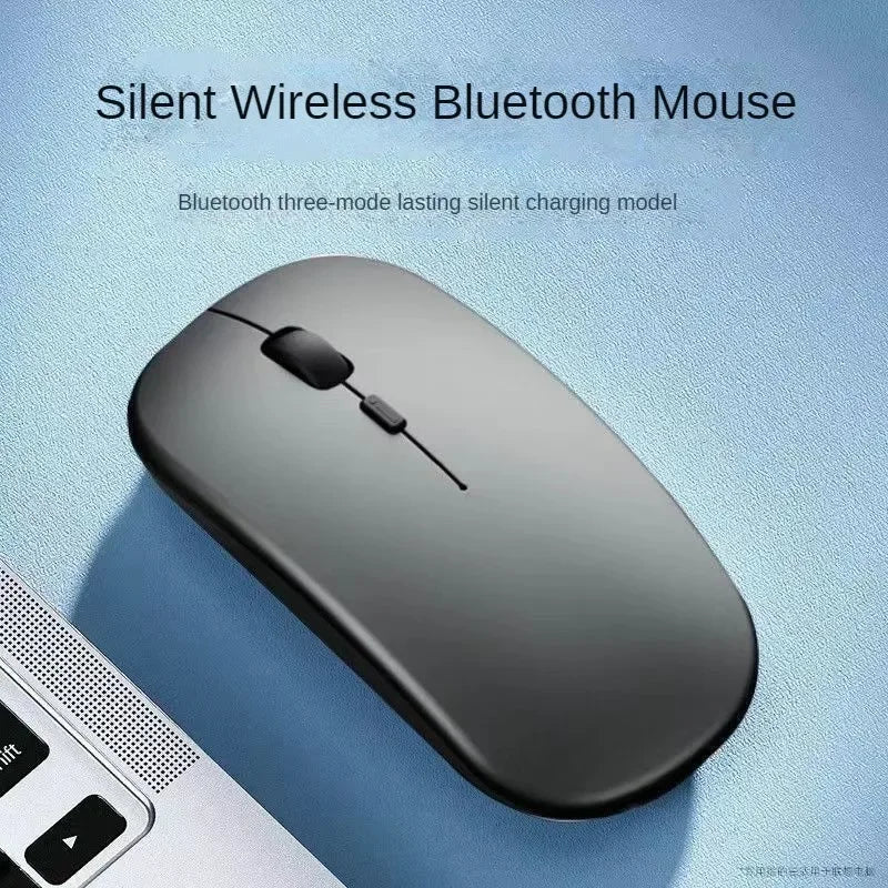 Wireless silent-click mouse, top view