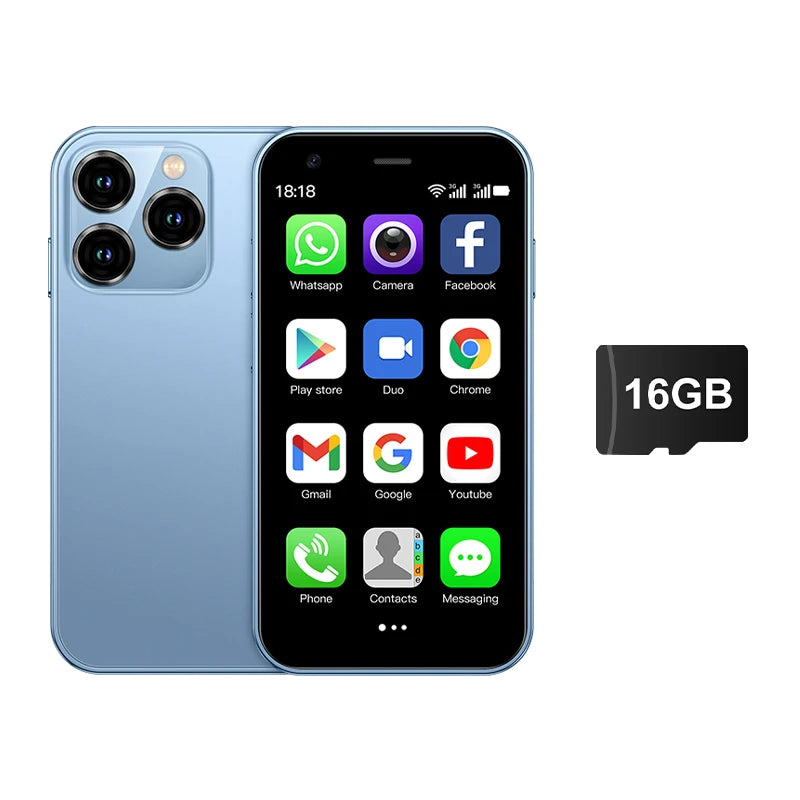 SERVO 15SE Mini Smartphone, 3.0", Dual SIM, Wi-Fi Hotspot, Android