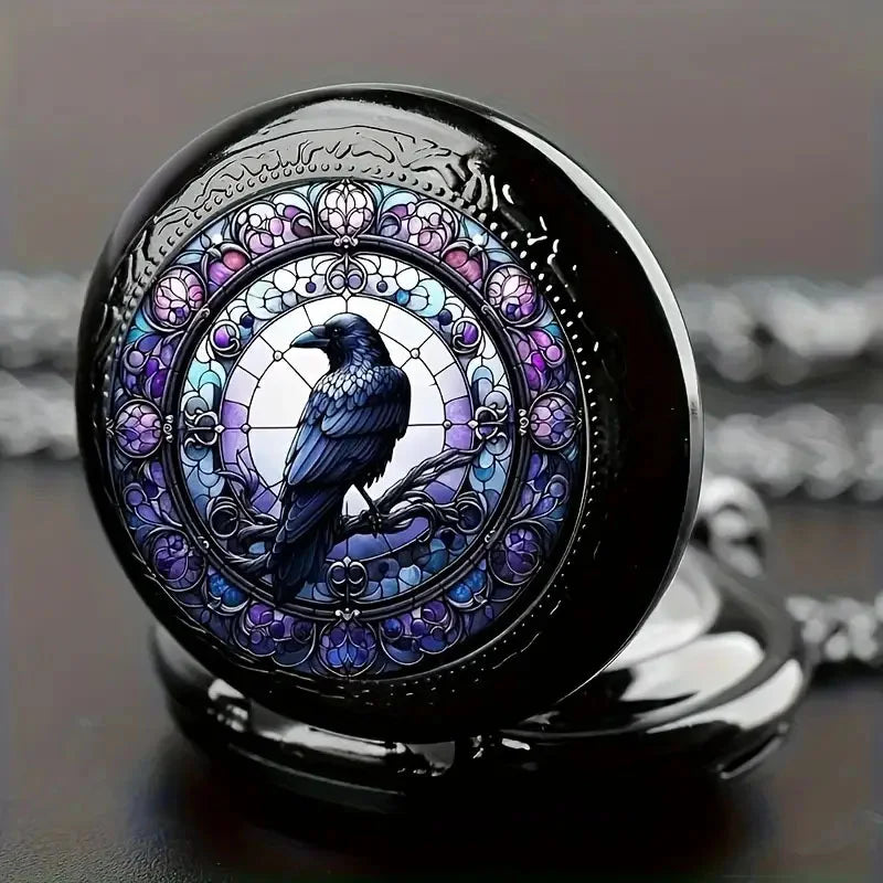 Pocket watch necklace chain detail
