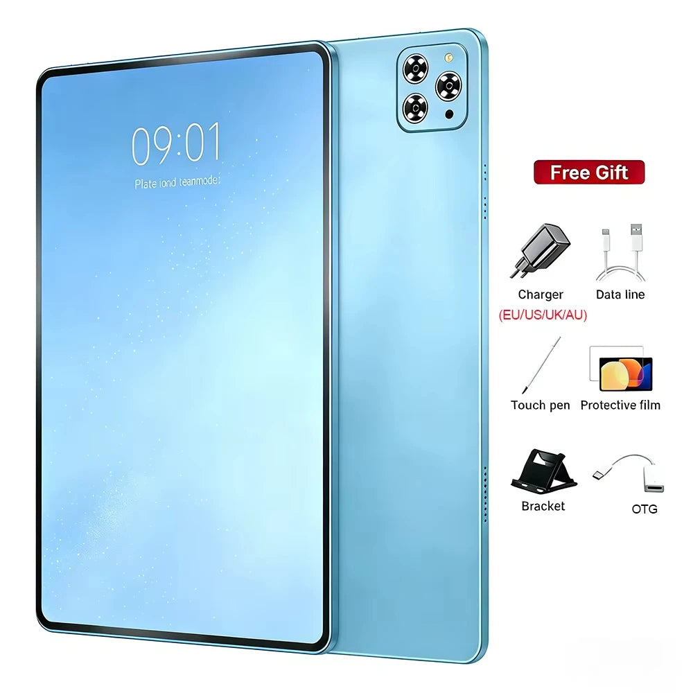 2026 iPad Air PRO Tablet Android 16 GPS WIFI 24GB 2TB 20000mAh 5G Dual Card Snapdragon 8gen3 10 Core Original Android Tablet PC