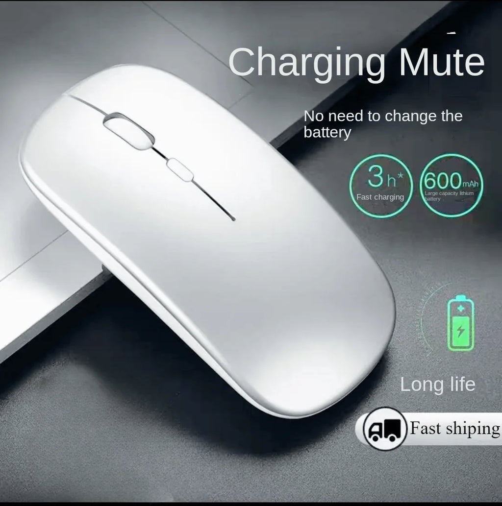 Rechargeable wireless Bluetooth mouse, main view