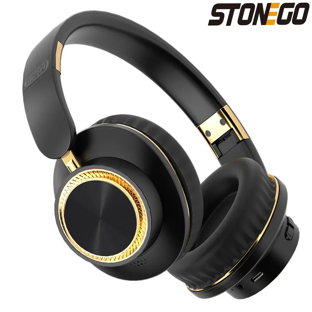 Foldable Over-Ear Bluetooth Headphones with Microphone