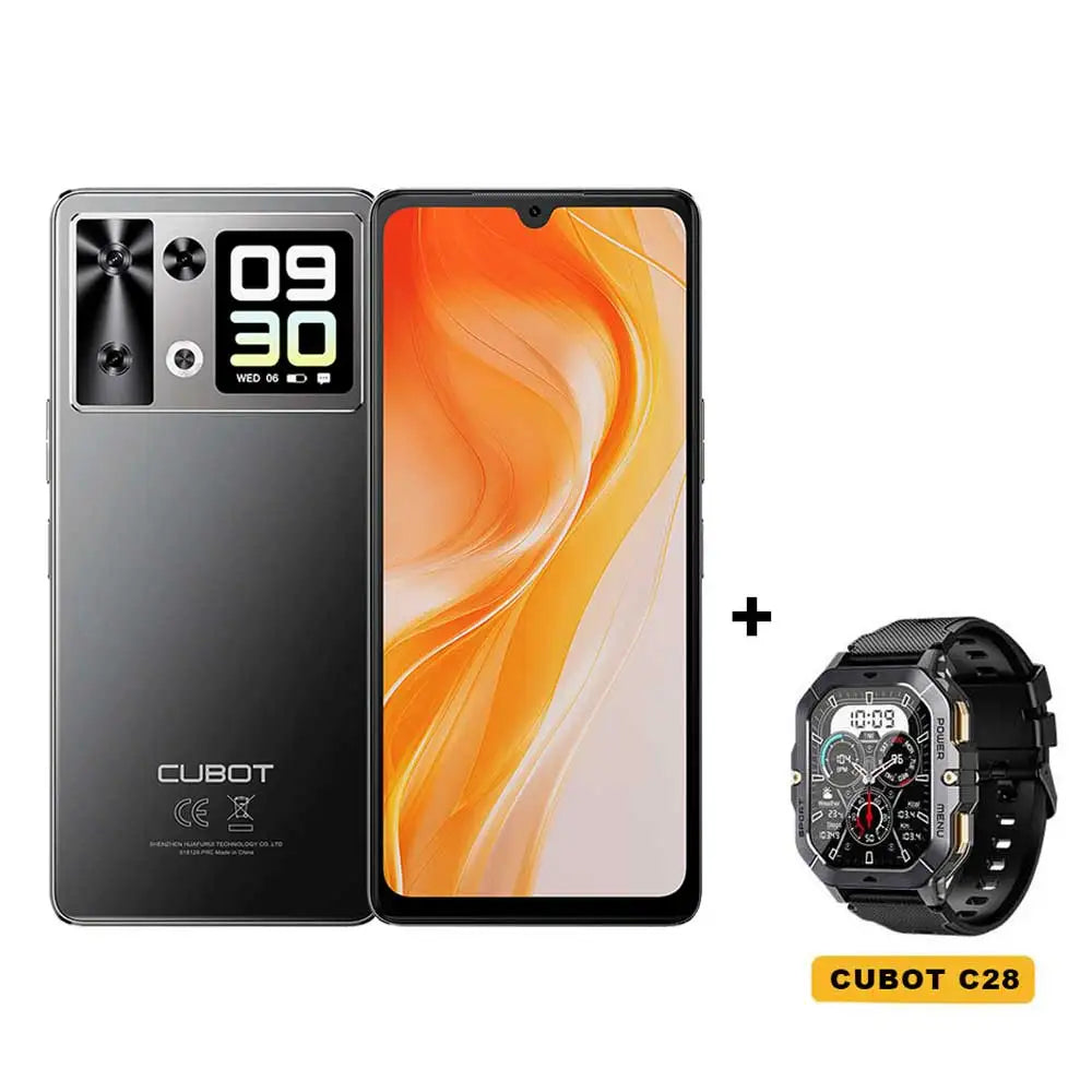 Cubot P90 Smartphone, 6.88" 120Hz, 24GB RAM, 256GB, 64MP, 5100mAh, NFC