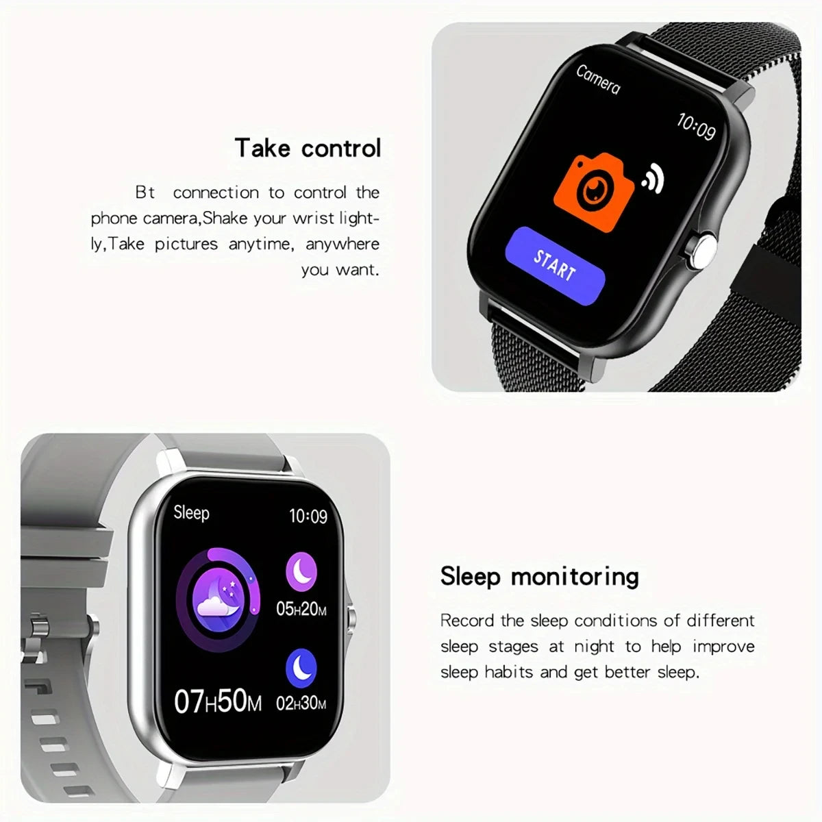 Smart Watch with Bluetooth Calling and Sports Modes