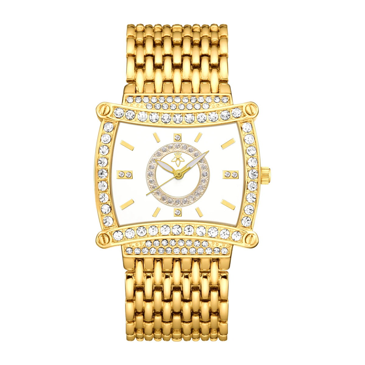 YaLaLuSi Women's Square Quartz Watch, Black Dial, Water Resistant
