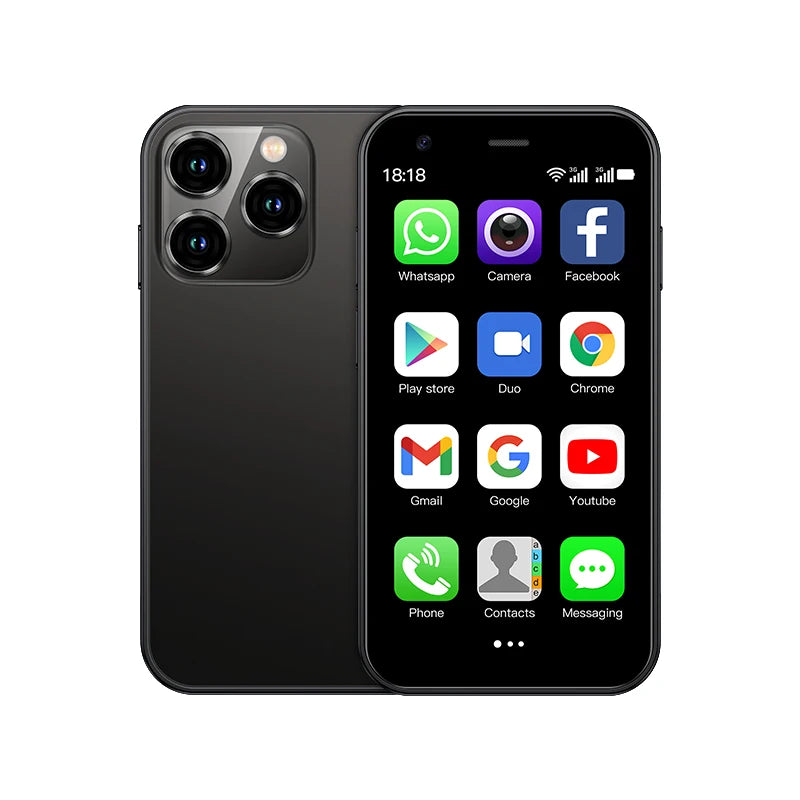 SERVO 15SE Mini Smartphone, 3.0", Dual SIM, Wi-Fi Hotspot, Android
