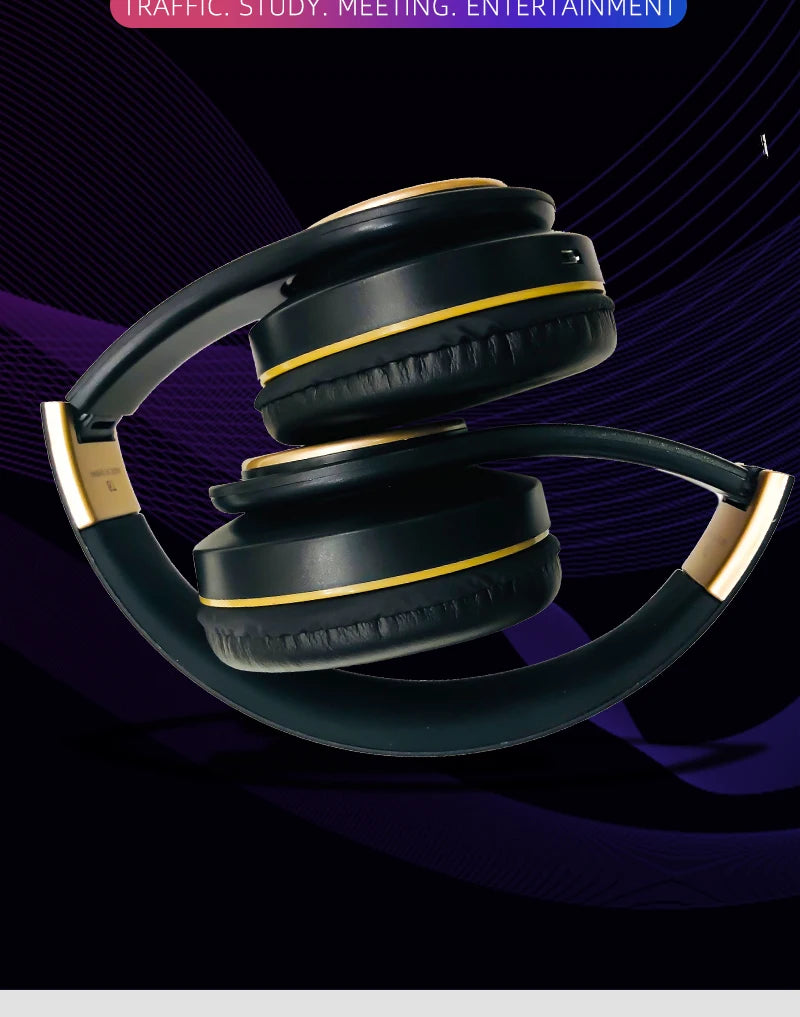 EOENKK T8 Wireless Bluetooth 5.3 Headphones, Foldable, Low Latency