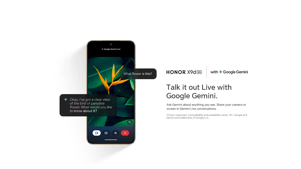 هاتف HONOR X9d الذكي، 6.79 بوصة 120 هرتز، ذاكرة وصول عشوائي 12 جيجابايت، 256 جيجابايت، 108 ميجابكسل، 8300 مللي أمبير