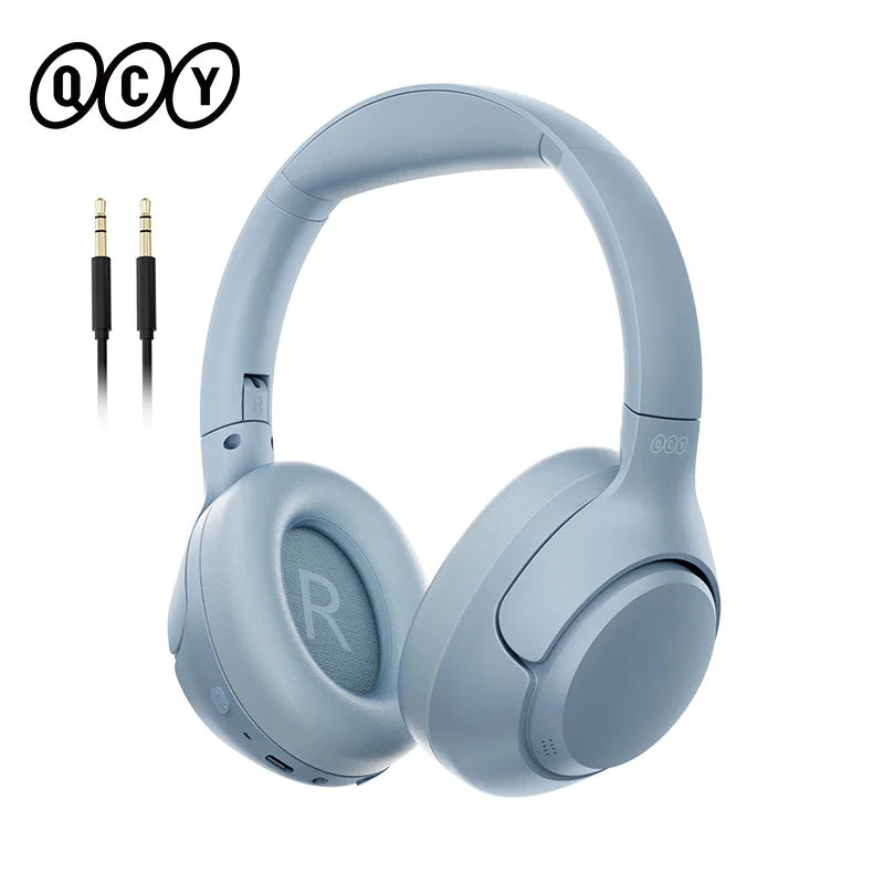 QCY H3 ANC Wireless Headphones, Bluetooth 5.4, Hi-Res, 60-Hour Battery